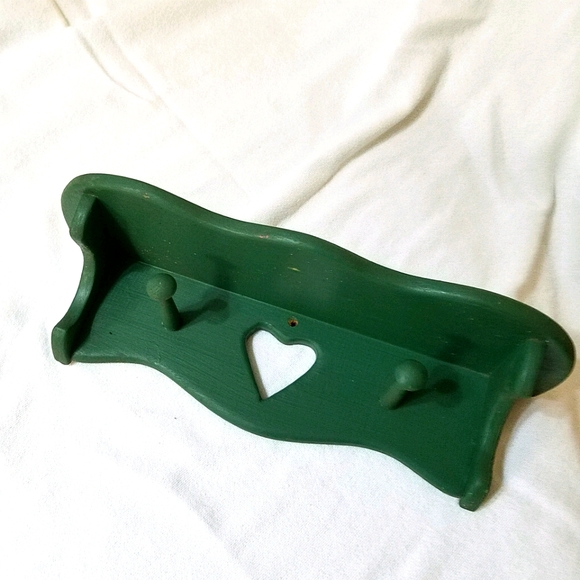 Green Vintage Wood Shelf